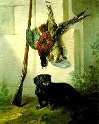 Jean Baptiste Oudry taxen pehr med jaktbyte oil painting reproduction